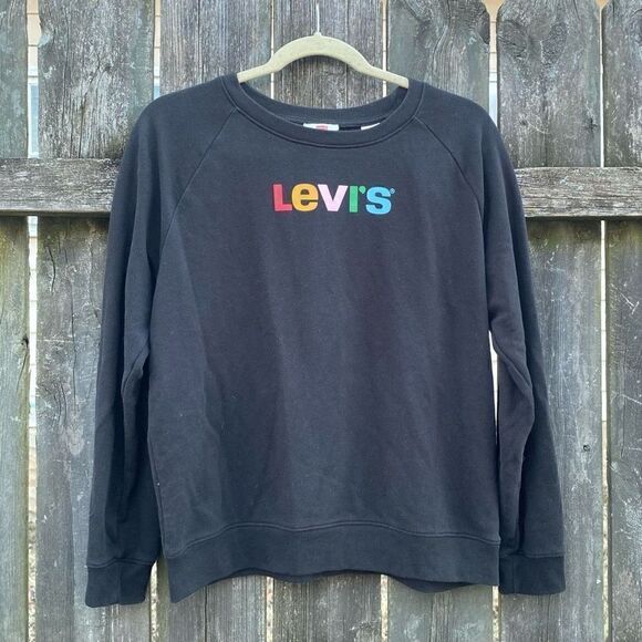Levi’s Rainbow Gray Crewneck Sweatshirt | M - Picture 1 of 4